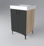 Kupatilski ormarić sa umivaonikom Flinn 50 - Image 2